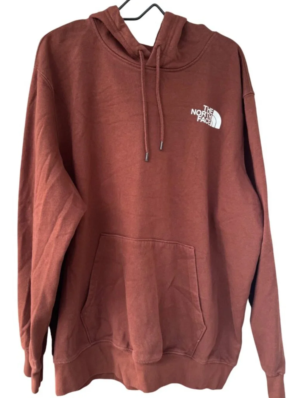 The North Face Box NSE Pullover Hoodie Mens XXL Dark Oak Brown Fleece Sweatshirt